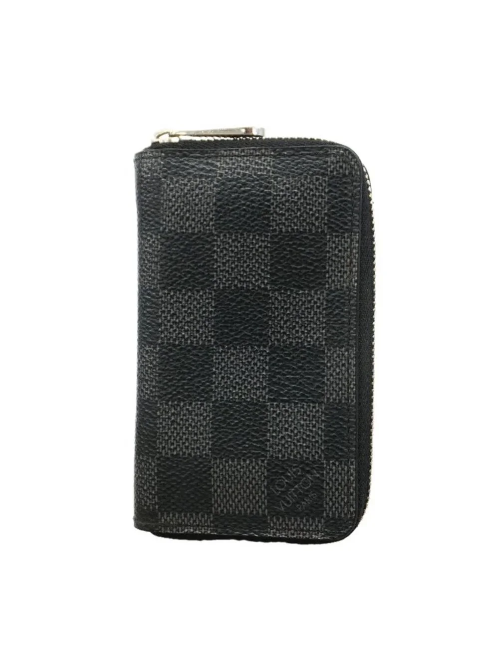 Louis Vuitton Coin Purse Damier Graphite Zippy Black Gray